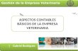 ASPECTOS CONTABLES BÁSICOS DE LA EMPRESA VETERINARIA Gestión de la Empresa Veterinaria | Gabriel Rodriguez.