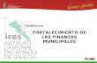 Conferencia: FORTALECIMIENTO DE LAS FINANZAS MUNICIPALES.