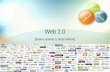 Web 2.0 [bases, teorías y otras yerbas]. Web 2.0 El concepto preexiste al término Buzzword Web participativa La Web 2.0 parece ser como las letras de.
