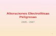 1 Alteraciones Electrolíticas Peligrosas 2005 - 2007.