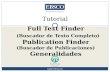 Tutorial Full Text Finder (Buscador de Texto Completo) Publication Finder (Buscador de Publicaciones) Generalidades support.ebsco.com.