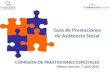 Guía de Prestaciones de Asistencia Social COMISIÓN DE PRESTACIONES ESPECIALES Última revisión: 7 abril 2015.
