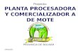 UNOCACH Proyecto: PLANTA PROCESADORA Y COMERCIALIZADOR A DE MOTE PROVINCIA DE BOLIVAR.