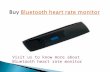 Bluetooth heart rate monitor