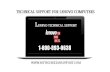 Lenovo Tech Support : 1-800-893-0638
