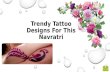 Navratri Tattoo Designs 2015