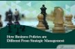 Learn How Business Policies Differ from Strategic Management