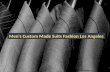 Men's Custom Made Suits Fashion Los Angeles