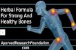 Herbal Bone Support Formula For Strong And Healthy Bones