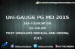 Uni-GAUGE PG MD 2015 Dental/Medical PG Entrance Exam 2015