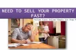 Need To Sell Your Property Fast