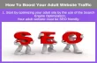 How To Boost Your Adult Website Traffic