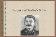 Impact of Stalin’s Rule