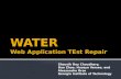 WATER Web Application  TEst  Repair