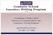 Graduate School  Expository  Writing Program