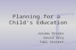 Planning for a  Child’s Education
