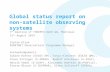 Global status report on  non-satellite observing systems