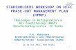 P.K. Mahindra REFRIGERATION & AIR CONDITIONING MANUFACTURERS’ ASSOCIATION (RAMA)