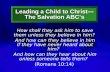 Leading a Child to Christ—The Salvation ABC’s