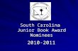 South Carolina  Junior Book Award Nominees