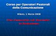 Corso per Operatori Pastorali della Comunicazione