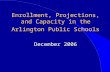 Enrollment, Projections, and Capacity in the  Arlington Public Schools December 2006