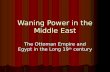Waning Power in the Middle East