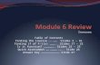 Module  6 Review