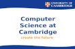 Computer Science at Cambridge