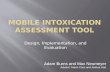 Mobile Intoxication Assessment tool