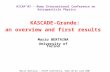 KASCADE-Grande: an overview and first results
