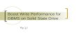 Boost Write Performance for DBMS on Solid State Drive