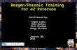 Bergen/Passaic Training  for e2 Paterson