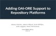 Adding OAI-ORE Support to Repository Platforms