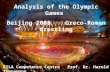 Analysis of the Olympic Games  Beijing 2008    Greco-Roman Wrestling
