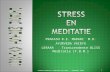 STRESS  en   MEDITATIE