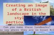 Creating an image of a British landscape in the style of a particular artist