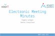 Electronic Meeting Minutes