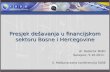 Presjek dešavanja u financijskom sektoru Bosne i Hercegovine