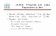 CS216: Program and Data Representation