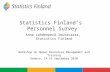 Statistics Finland’s  Personnel Survey