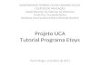 Projeto UCA Tutorial Programa Etoys