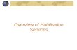 Overview of Habilitation Services