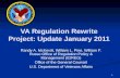 VA Regulation Rewrite Project: Update January 2011