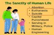 The Sanctity of Human Life