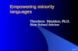 Empowering minority languages
