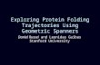 Exploring Protein Folding Trajectories Using Geometric Spanners