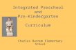 Integrated Preschool and Pre-Kindergarten Curriculum