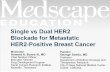 Single vs Dual HER2 Blockade for Metastatic HER2-Positive Breast Cancer