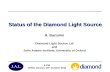 Status of the Diamond Light Source